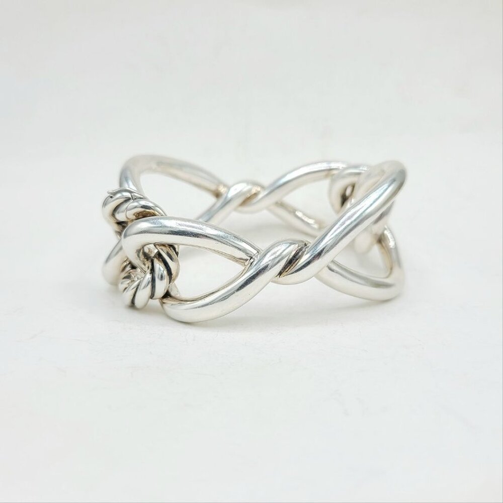 David Yurman Bold Continuance Bracelet in Sterling Silver - 33mm - RARE - Picture 2 of 13